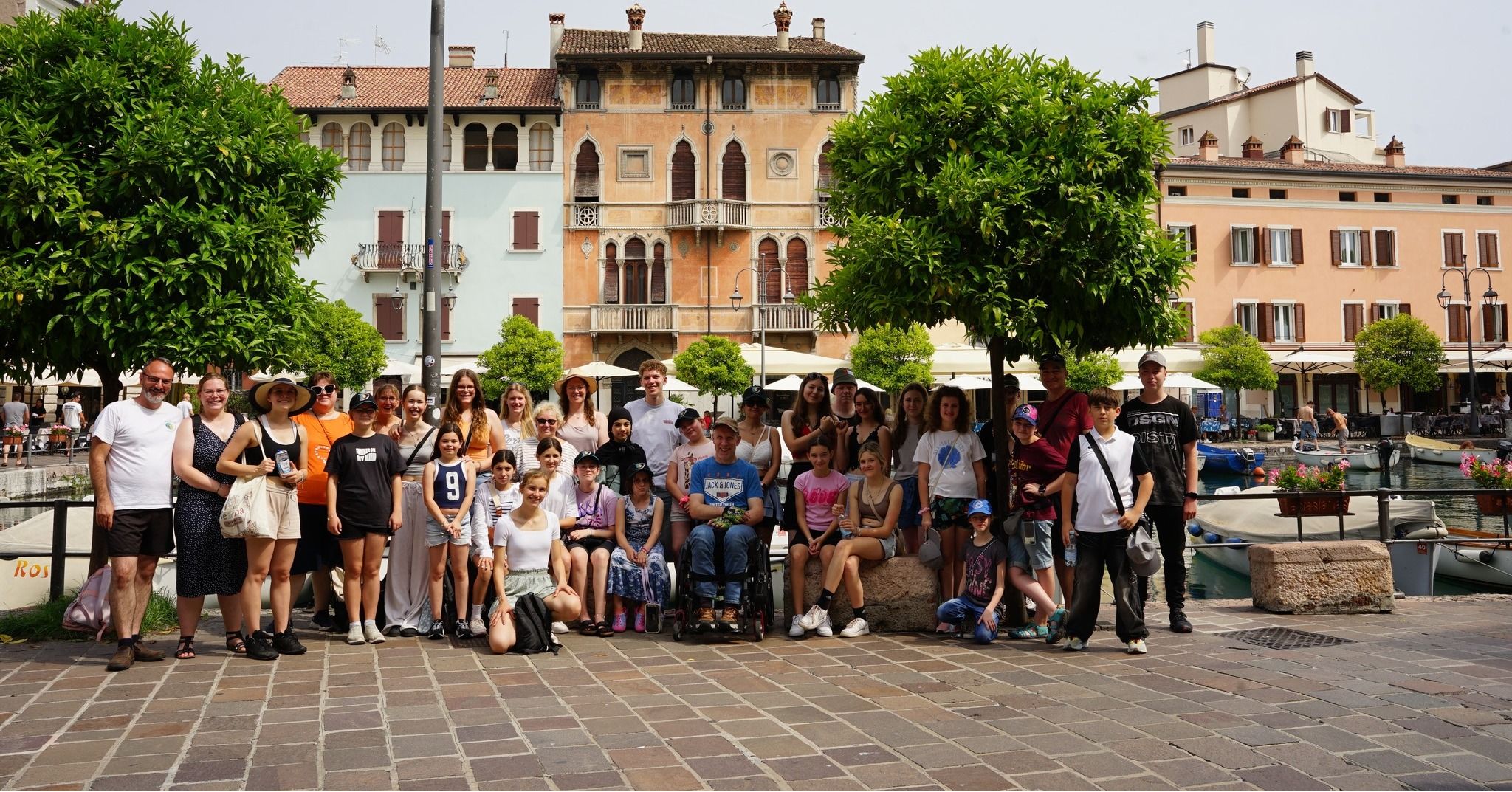 Gruppenfoto vom Ausflug in Solferino