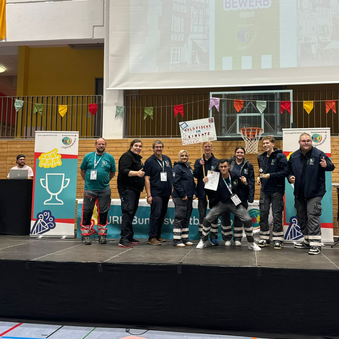 JRK-Team beim Bundeswettbewerb in Bretten, Baden-Württemberg