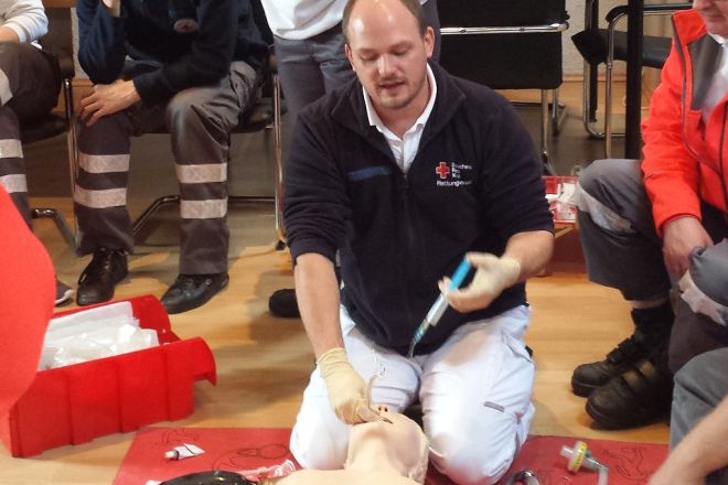 Foto: Ausbildung Sanitätsdienst