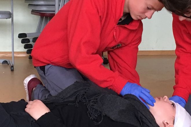 Foto: Ausbildung Jugendrotkreuz